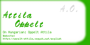 attila oppelt business card